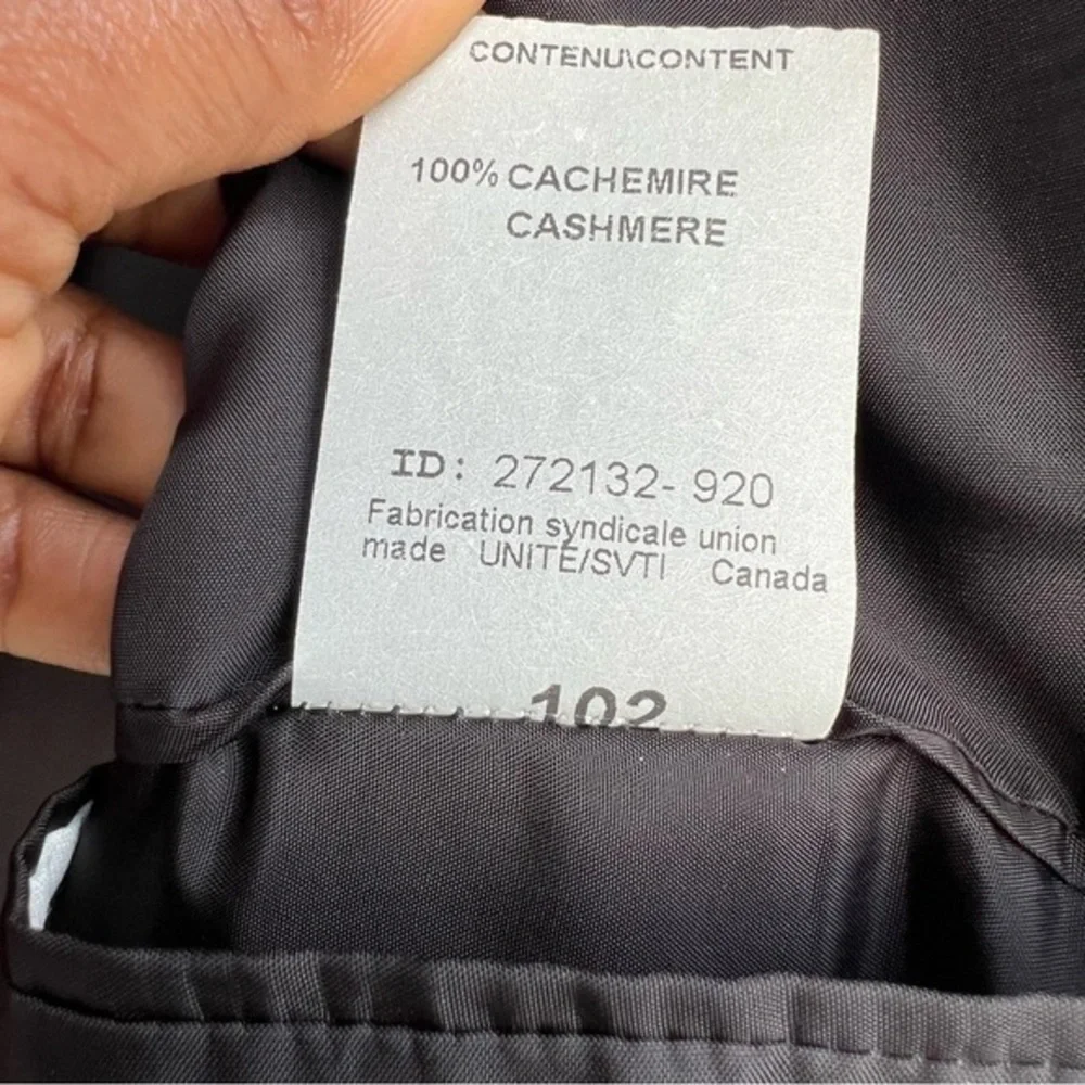 Loro Piana Men’s 100% Cashmere Black‎ Blazer - Size 42R